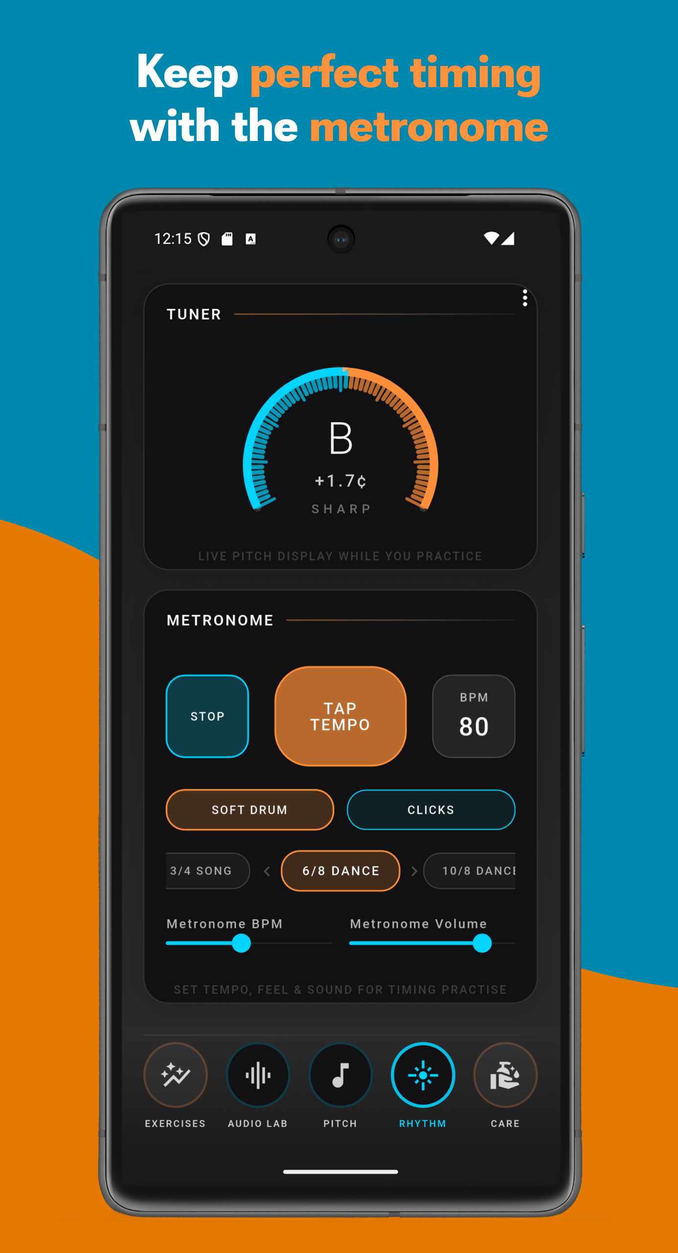 DudukPro metronome view